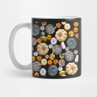 Pumpkin Tile 2 (Dark Blue) Mug